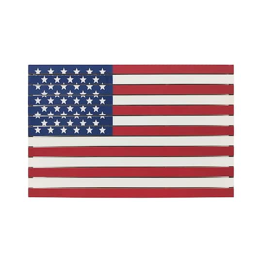 32" x 20" American Flag Wall Décor by Celebrate It™